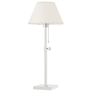 Hudson Valley Lighting MDSL132-PN Leeds - 1 Light Table Lamp