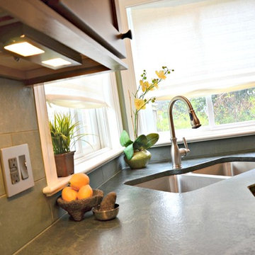 A Frank Lloyd Wright Inspired Kitchen