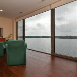 Bright Space & Distressed Floors - Hardwood Flooring
