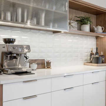 Contemporary Walnut Kitchen
