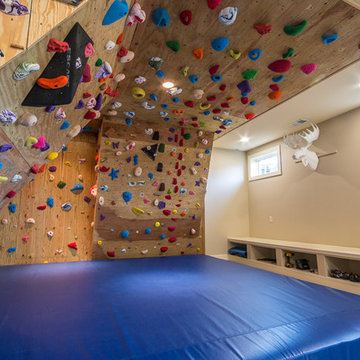 Basement Rec Room and Sauna