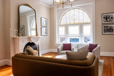 Ornate living room photo in DC Metro