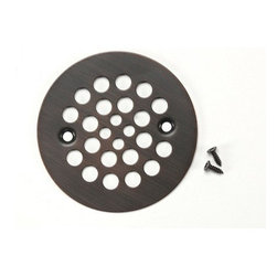 Premier Copper 4.25&Prime; Round Shower Drain Cover in Oil Rubbed Bronze D-415ORB - Home Improvement