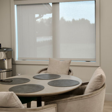 Solar Shades in Dining room