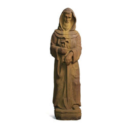 Garden FS8721 29" Saint Fiacre Statue - Garden Statues And Yard Art