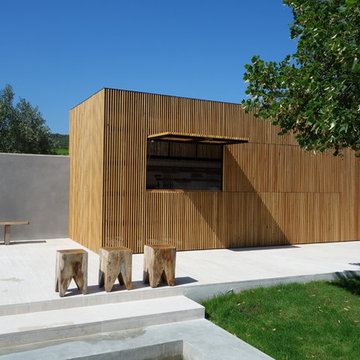Piscine et cuisine d'été