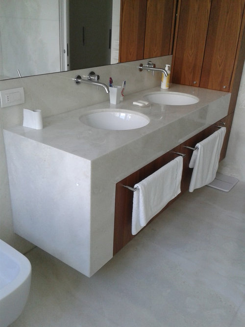 Bagno rivestimento pareti, pavimenti, docce, vasca da bagno etc ... Marmo bianco assoluto