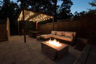 Example of a trendy patio design in Raleigh