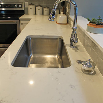White and Gray Kitchen - Crofton, MD