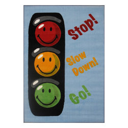 Fun Rugs - Traffic Signal Kids Rugs - 39 x 58 in. - Kids Rugs