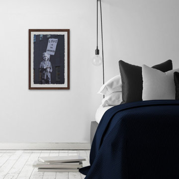 “Love Is the Answer” Framed Painting Print