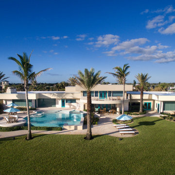 Free Form Oceanfront Pool with Infinity Edge