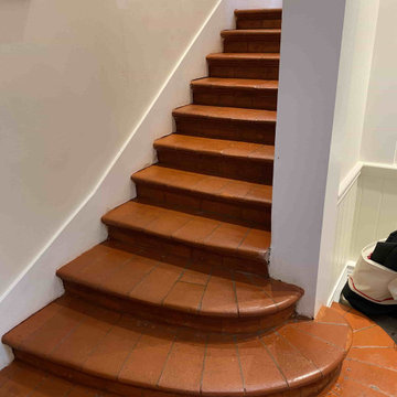 Renovating a Terracotta Tiled Staircase in Maidenhead