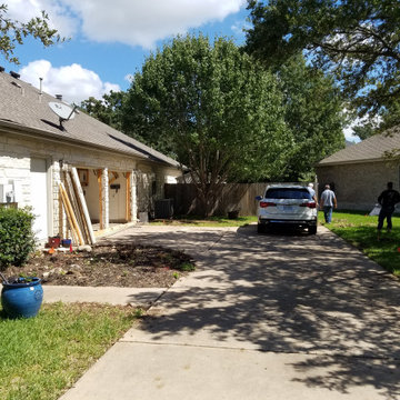 Round Rock new attached garage