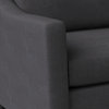 Nativa Interiors Ashley 95" Sofa, Charcoal, Depth: Classic