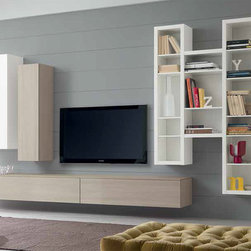 Spar Exential Wall Unit SP-Composition Y46 - $5,375.00 - Entertainment Centers And Tv Stands