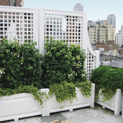 Custom Roof Deck Planters - Outdoor Pots And Planters
