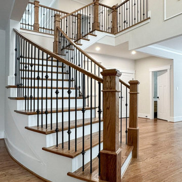 Project #117 | Custom Twist on a Classic L-Shaped Stair
