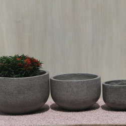 Light Concrete Pot - Home Decor