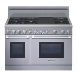 Thermador 48" Pro Harmony Gas Range, Stainless Steel Natural Gas | PRG486GDH - Gas Ranges And Electric Ranges