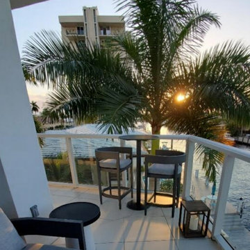 Ft Lauderdale Penthouse Balcony Design