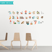 Alphabet Fun Fabric Wall Decals
