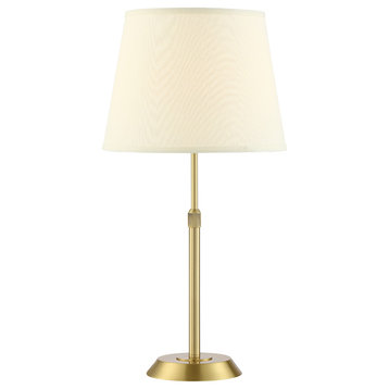 Attendorn Table Lamp, Satin Brass