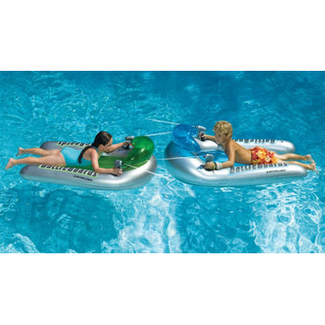 Set of 2 Water Sport Inflatable Battle Board Swimming Pool Squirters, 53"