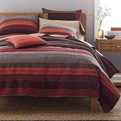 Weston Stripe Quilt - Quilts And Quilt Sets