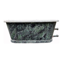 Antique Marbelized Zinc Bathtub - Products