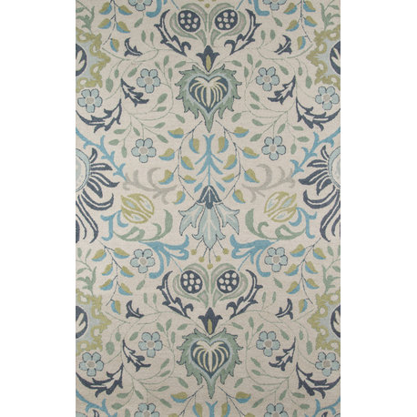 Newport Blue Rug, 5'x8'