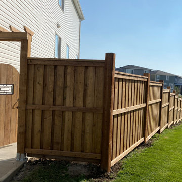 Wood Fence in Carrington NW Calgary