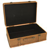 Leather Decorative Trunk Cases and Storage Accent Decor 2-Piece Set - Tan