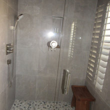 Bathtub to walk-in shower conversion