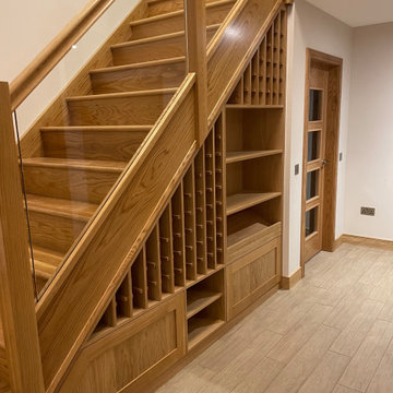 Bespoke Under stair wine rack