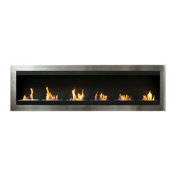 Maximum Bio Ethanol Wall Mount Recessed Fireplace - Indoor Fireplaces