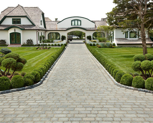 Best Paver Driveway Design Ideas &amp; Remodel Pictures | Houzz