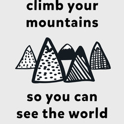 Climb Your Mountains - Kids Wall Decor