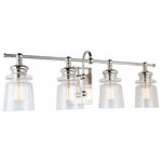 ArtCraft - ArtCraft AC11594PN Castara - Four Light Wall Mount - From the Lighting Pulse design firm, the "Castara"Castara Four Light W Polished Nickel CleaUL: Suitable for damp locations Energy Star Qualified: n/a ADA Certified: n/a  *Number of Lights: Lamp: 4-*Wattage:100w Medium Base bulb(s) *Bulb Included:No *Bulb Type:Medium Base *Finish Type:Polished Nickel