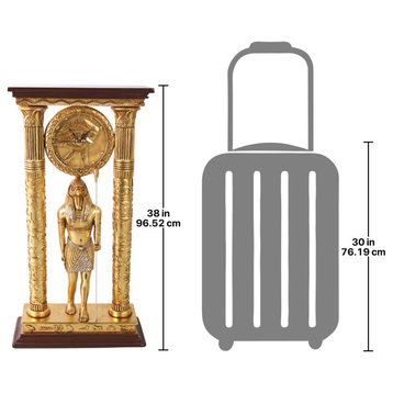Temple of Amun Royal Egyptian Clock Statue