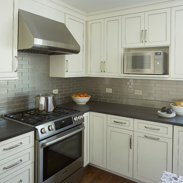 Graceful Gray Kitchen Remodel - Glen Ellyn, IL