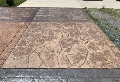 What Colors For Stamped Concrete Patio, Can You Paint A Stamped Concrete Patio