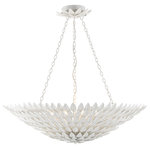 Crystorama - Broche 8-Light Matte White Ceiling Mount - Broche collection features a versatile  design.