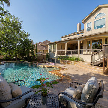 Backyard Pool - Charm and Elegance