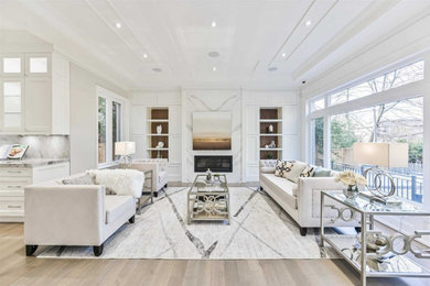 Living room - living room idea in Toronto