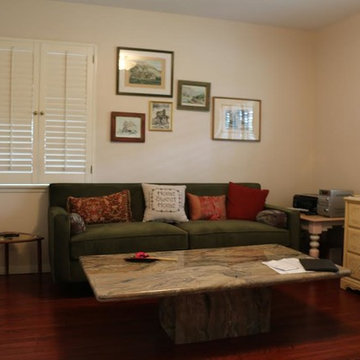 Pair of Modern Sofas Around Fireplace | The Sofa Company