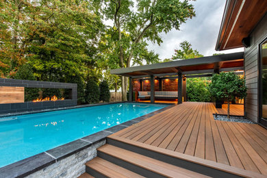 Inspiration for a modern pool remodel in DC Metro