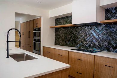 Photo of a midcentury kitchen in Toronto.