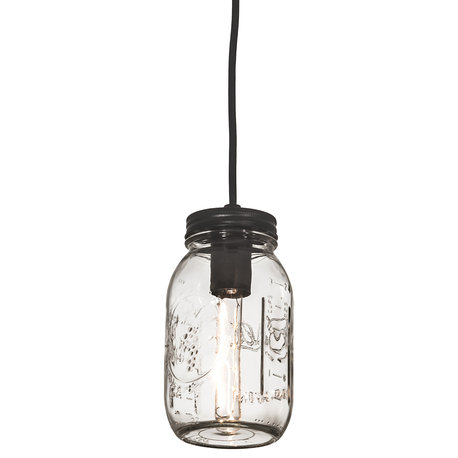 3.75 Wide Mason Jar Mini Pendant