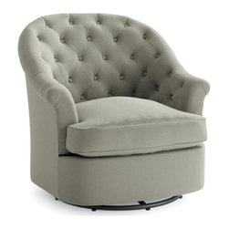 Karina Swivel Glider Chair - Armchairs And Accent Chairs